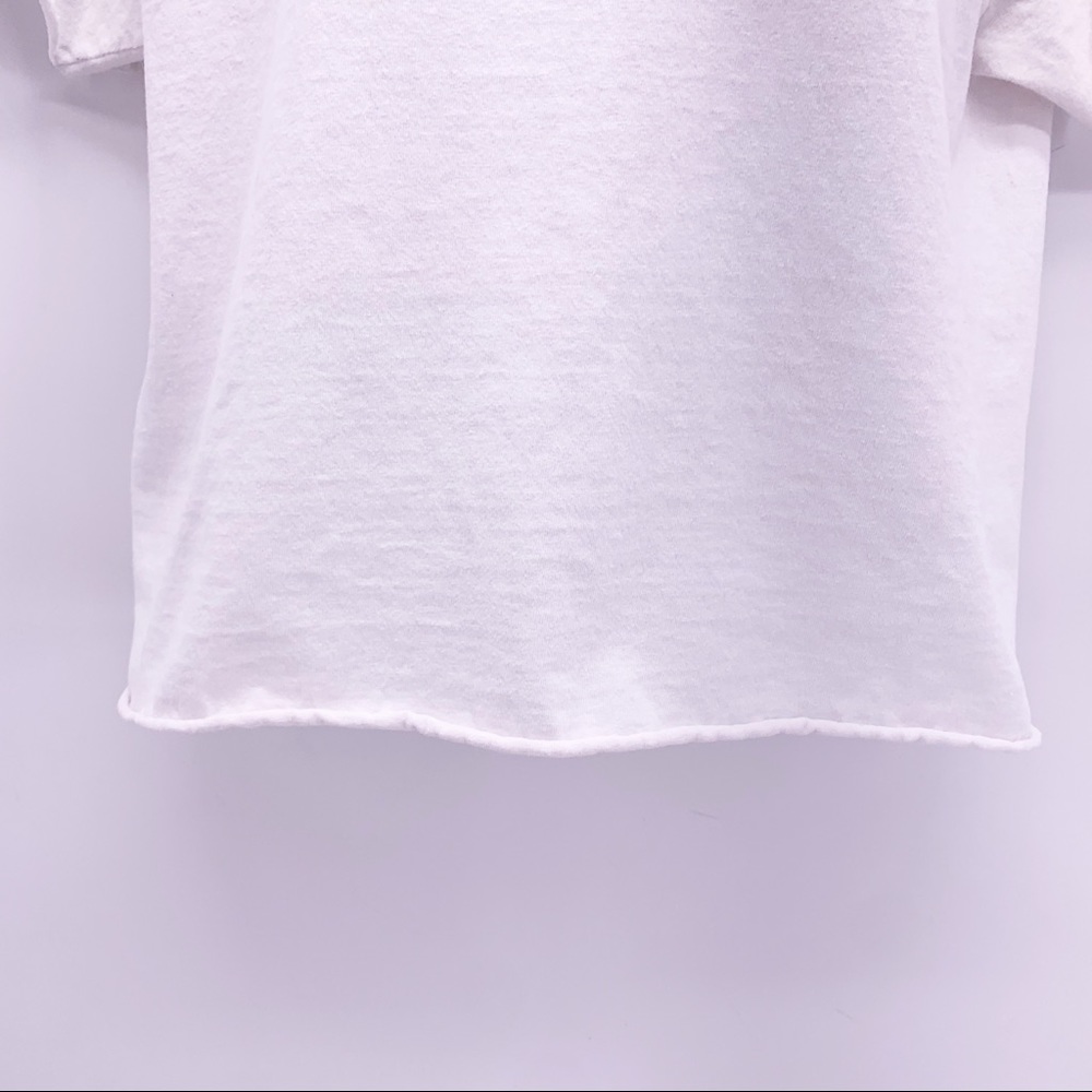 VINTAGE Cropped Las Vegas T-Shirt Size M - Picture 3 of 8